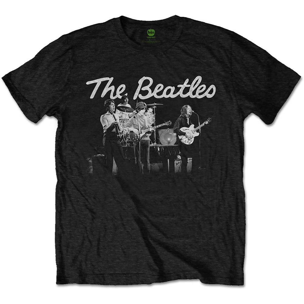 Beatles 1968 Live Photo Slim Fit T-shirt Front
