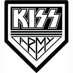 KISS Peel & Rub Sticker Front