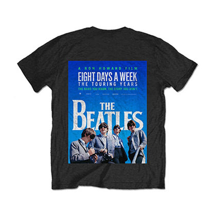 Beatles 8 Days A Week Movie Poster (Back Print) Slim Fit T-shirt Back