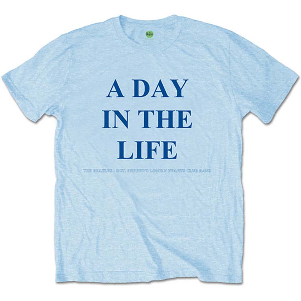 Beatles A Day in the Life (Back Print) Slim Fit T-shirt Front