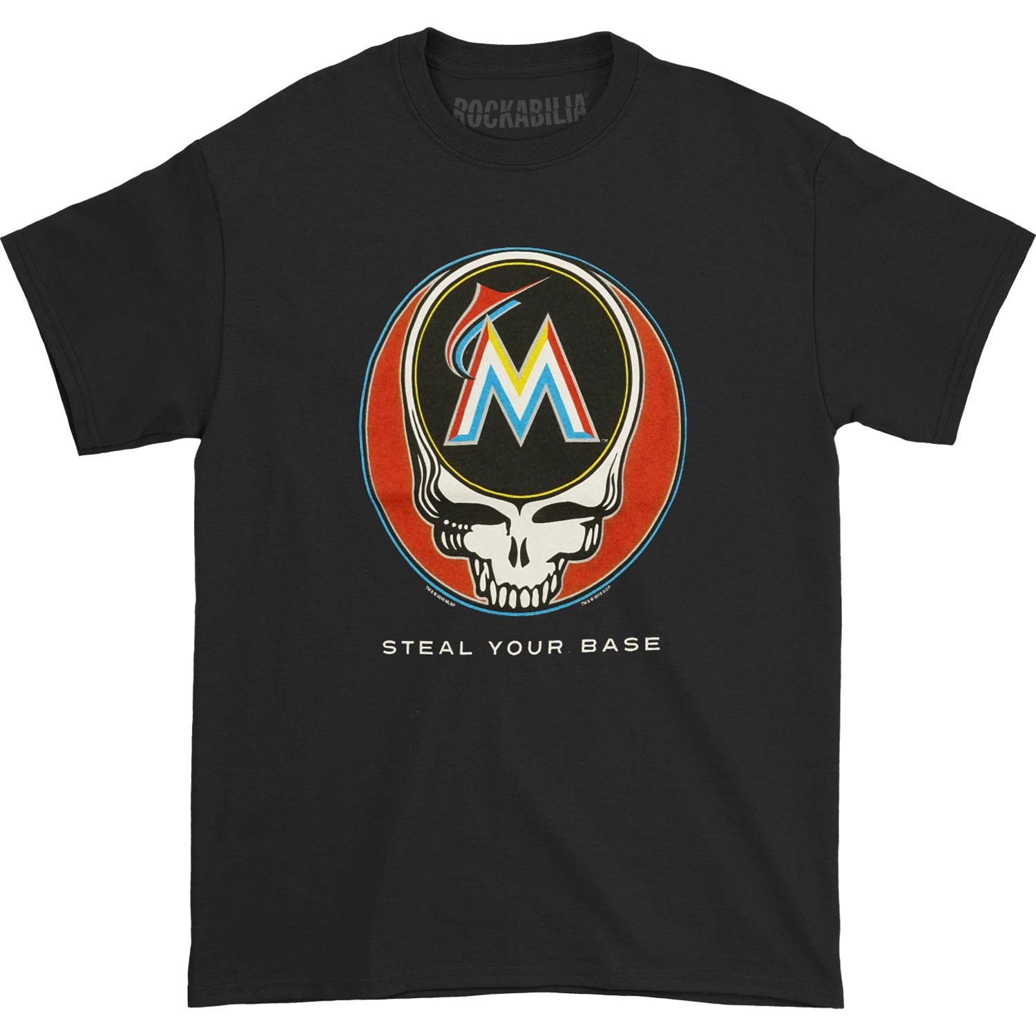 Grateful Dead Miami Marlins Steal Your Base T-shirt Front