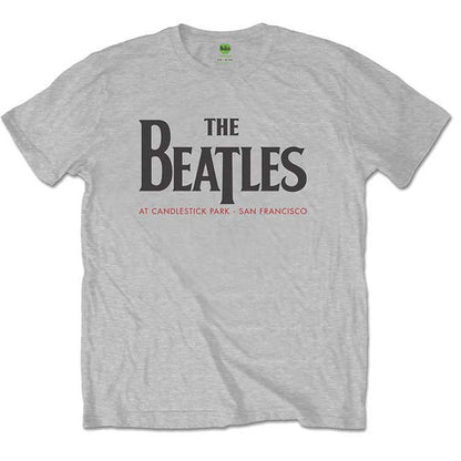 Beatles Candlestick Park (Back Print) Slim Fit T-shirt Front