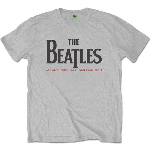 Beatles Candlestick Park (Back Print) Slim Fit T-shirt Front