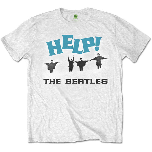 Beatles Help! Snow Slim Fit T-shirt Front