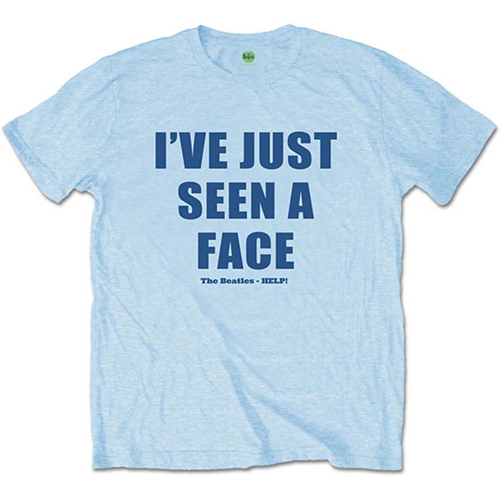 Beatles I've Just Seen A Face (Back Print) Slim Fit T-shirt Front