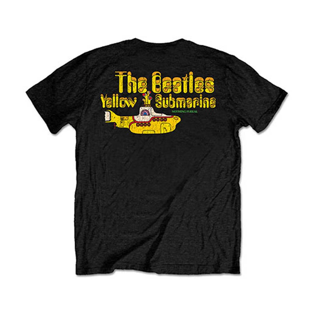 Beatles Nothing Is Real (Back Print/Retail Pack) Slim Fit T-shirt Back