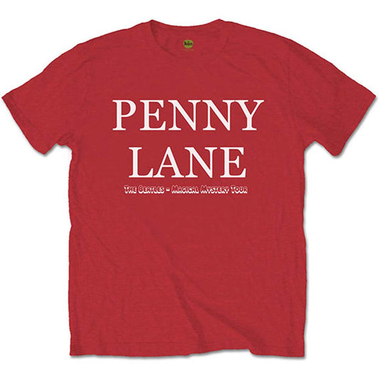 Beatles Penny Lane (Back Print) Slim Fit T-shirt Front