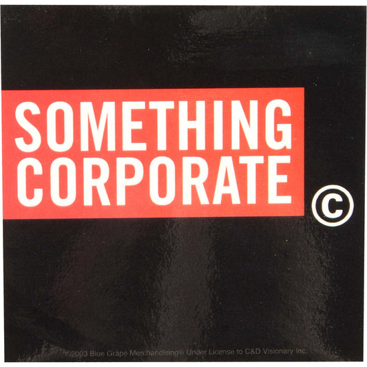 Something Corporate Sticker Front