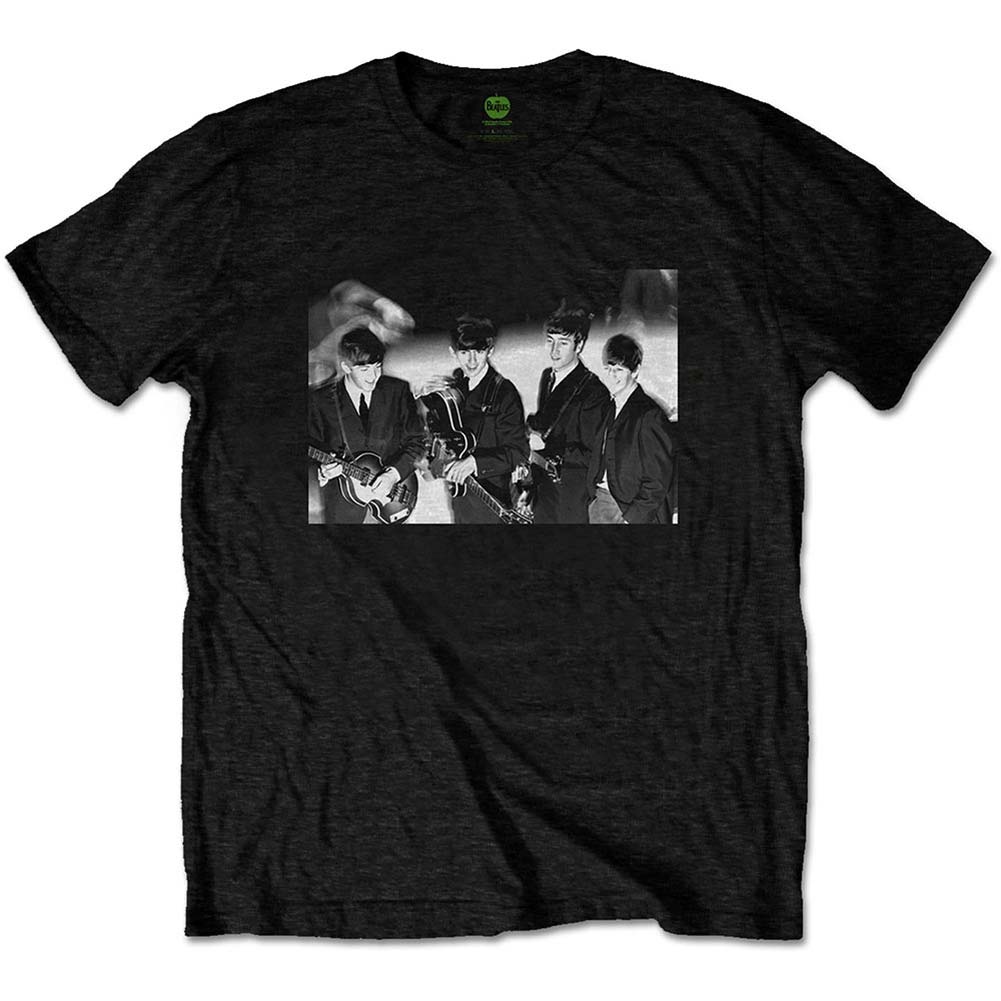 Beatles Smiles Photo Slim Fit T-shirt Front