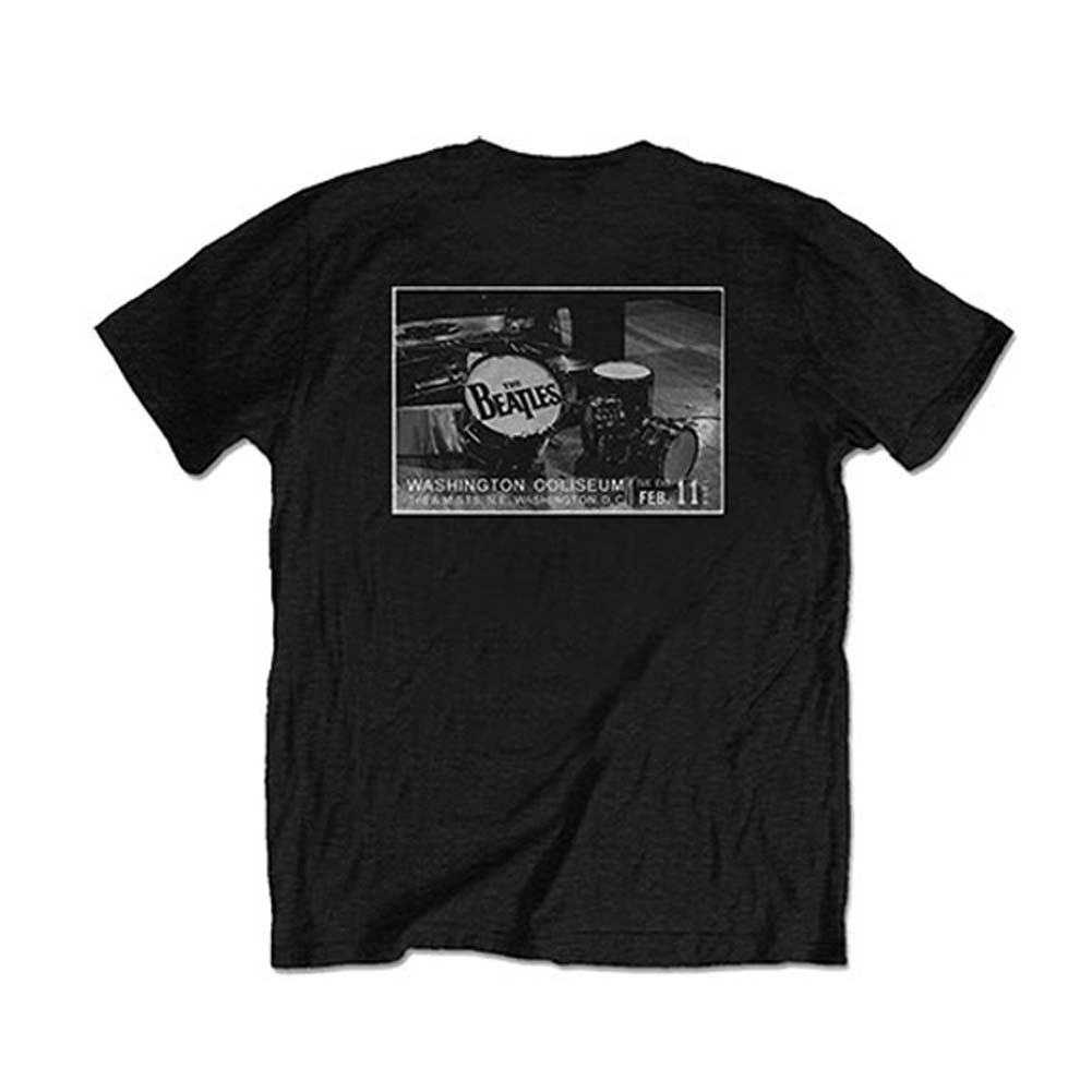 Beatles Washington Coliseum (Back Print) Slim Fit T-shirt Back