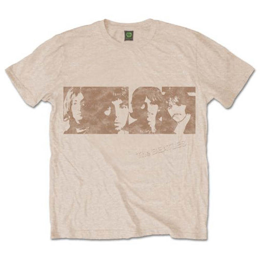 Beatles White Album Faces Slim Fit T-shirt Front