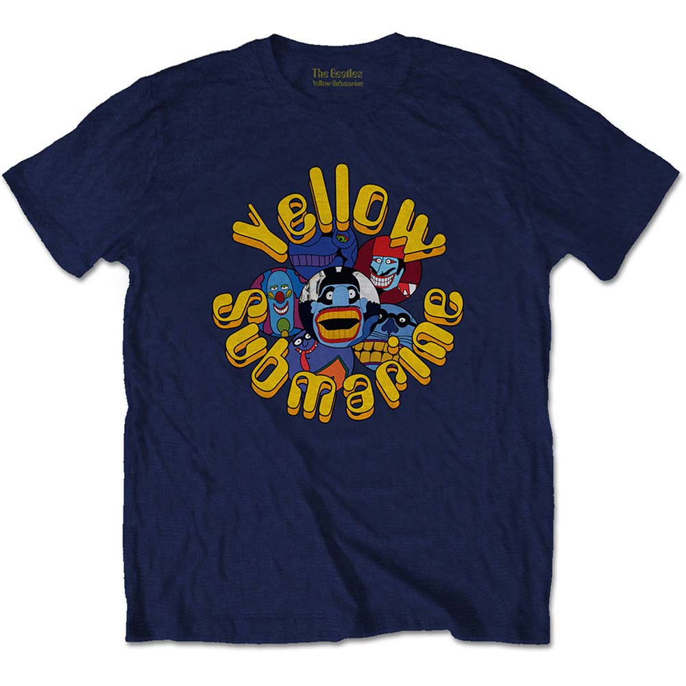 Beatles Yellow Submarine Baddies Slim Fit T-shirt Front