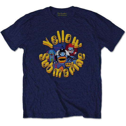 Beatles Yellow Submarine Baddies Slim Fit T-shirt Front