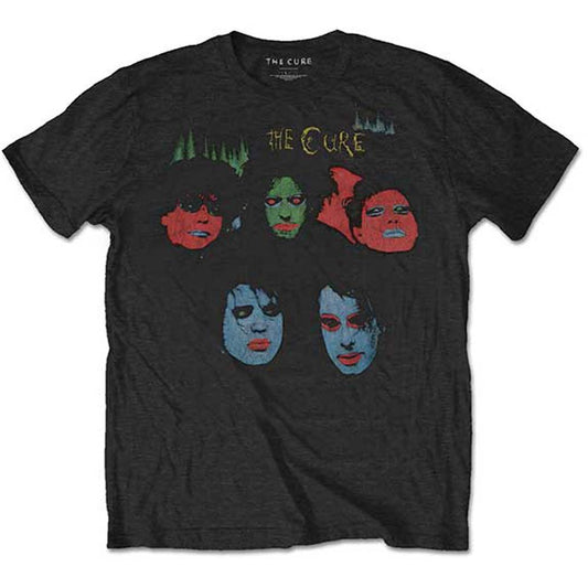 Cure In Between Days (Back Print) Slim Fit T-shirt Front