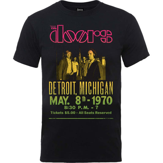 Doors Gradient Show Poster Slim Fit T-shirt Front
