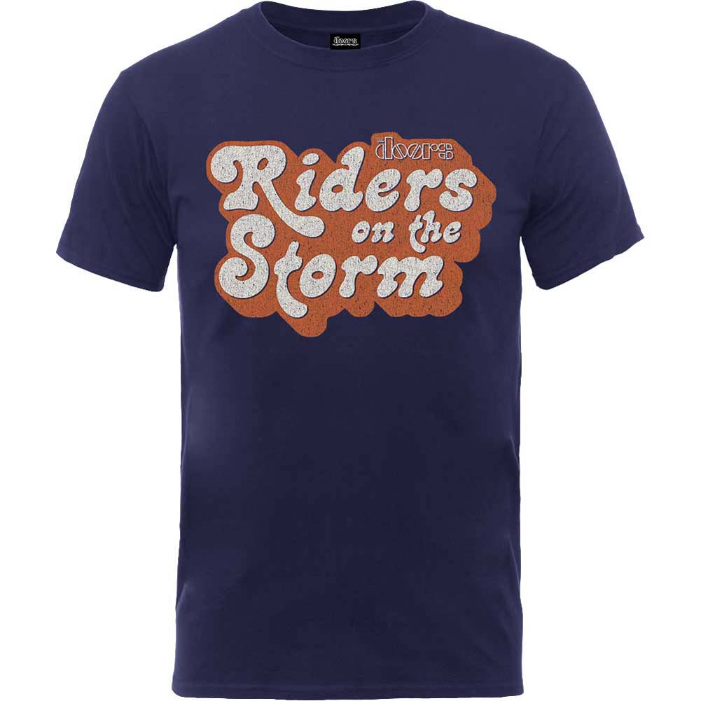 Doors Riders on the Storm Logo Slim Fit T-shirt Front
