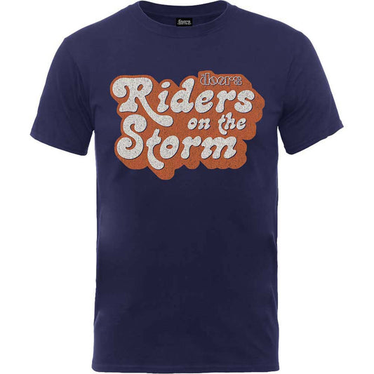Doors Riders on the Storm Logo Slim Fit T-shirt Front