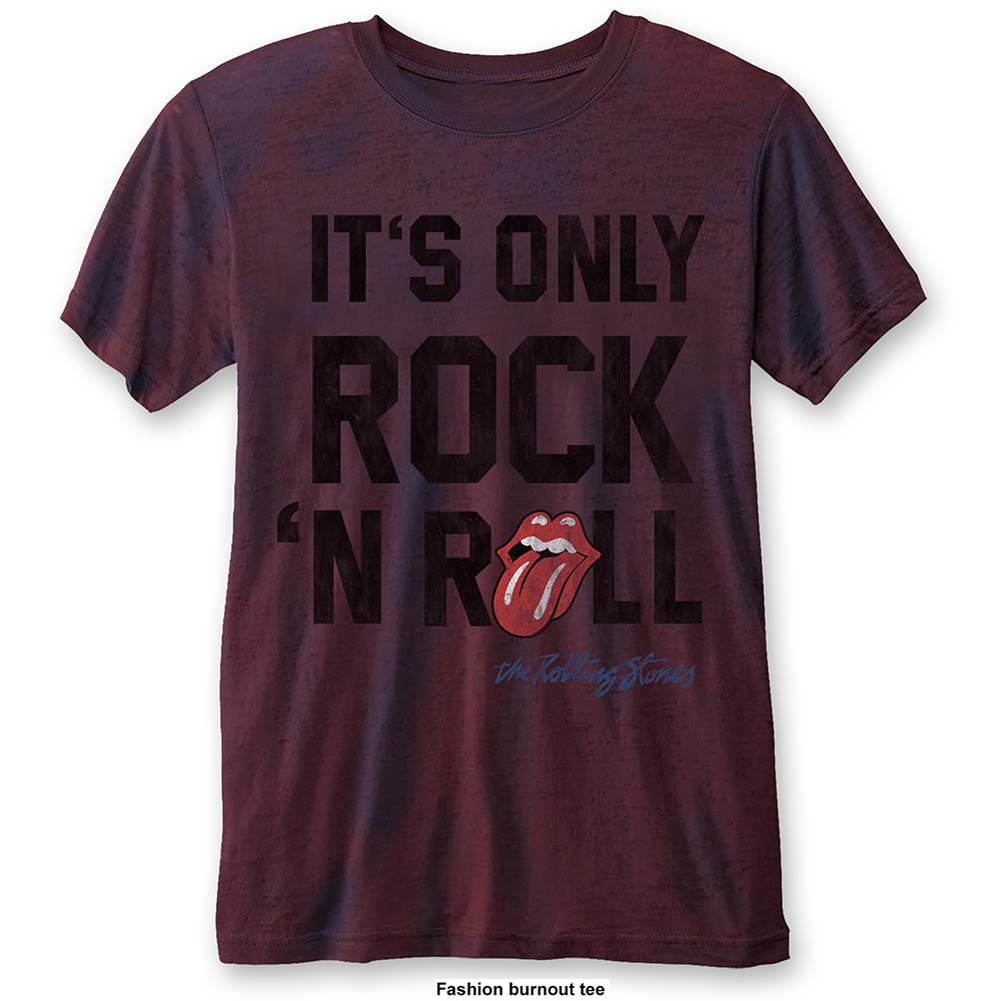 Rolling Stones It's Only Rock n' Roll (Burn Out) Vintage T-shirt Front