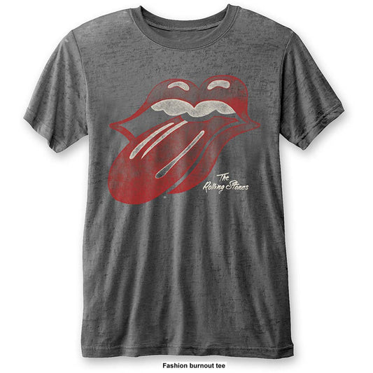 Rolling Stones Vintage Tongue (Burn Out) Vintage T-shirt Front