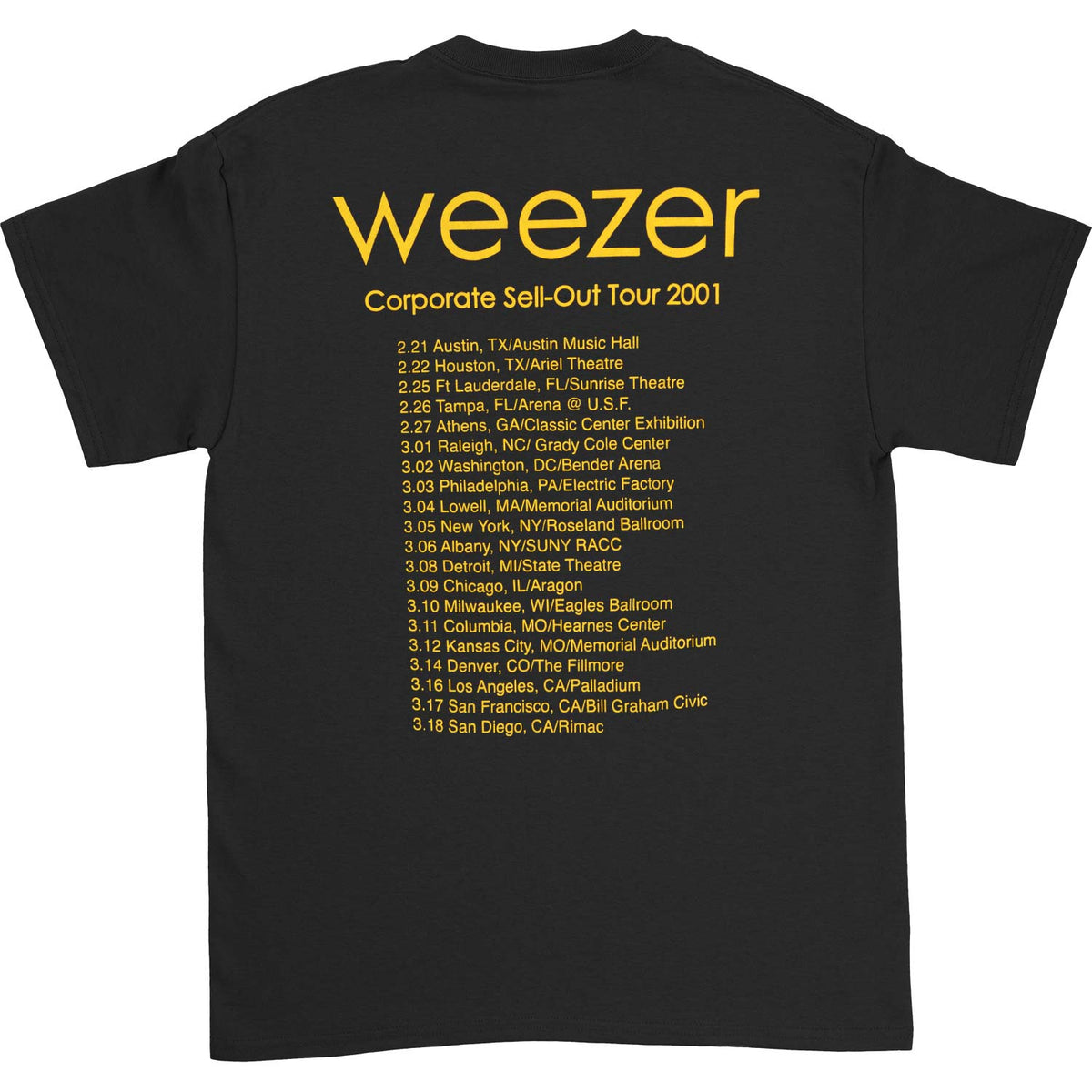 Weezer Long Sleeve Back