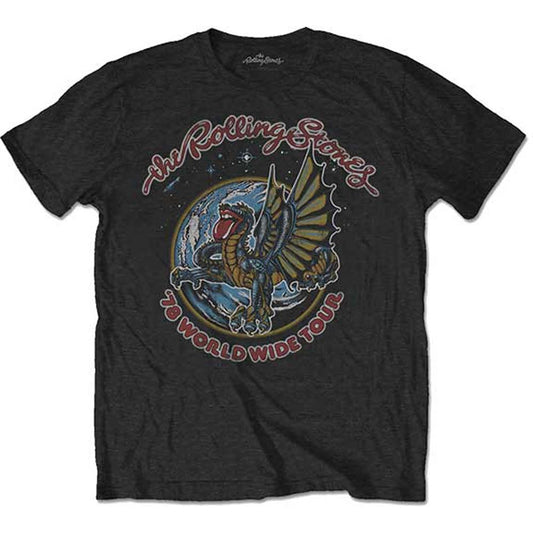 Rolling Stones Dragon '78 (Back Print) Slim Fit T-shirt Front