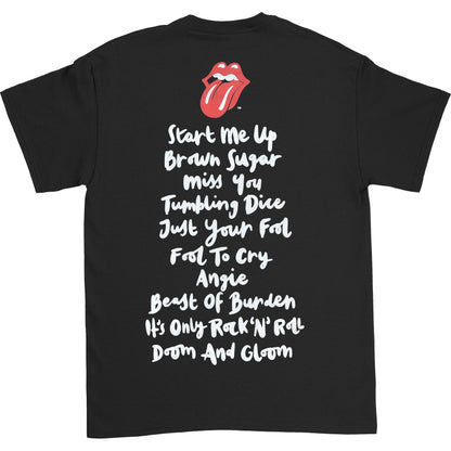Rolling Stones Honk Album Tracklist (Back Print) Slim Fit T-shirt Back