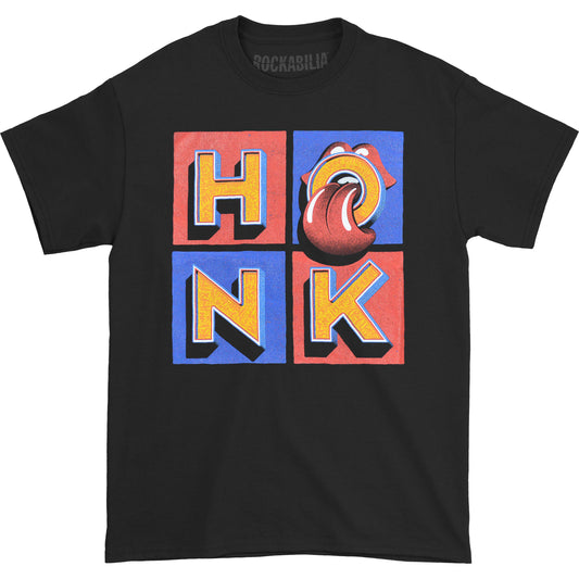 Rolling Stones Honk Album Tracklist (Back Print) Slim Fit T-shirt Front