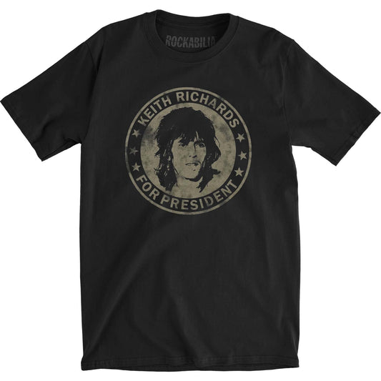 Rolling Stones Keith for President Slim Fit T-shirt Front
