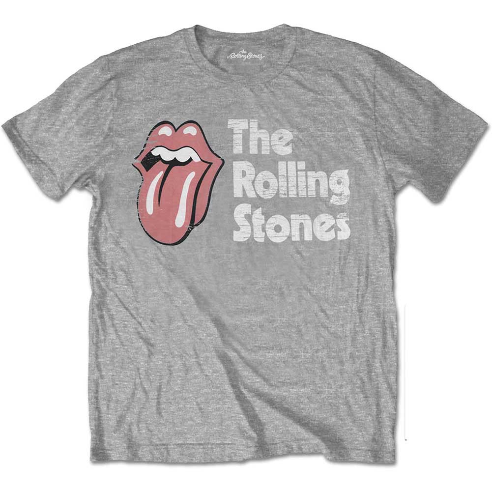 Rolling Stones Scratched Logo Slim Fit T-shirt Front