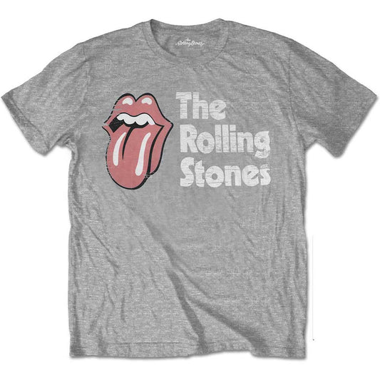 Rolling Stones Scratched Logo Slim Fit T-shirt Front