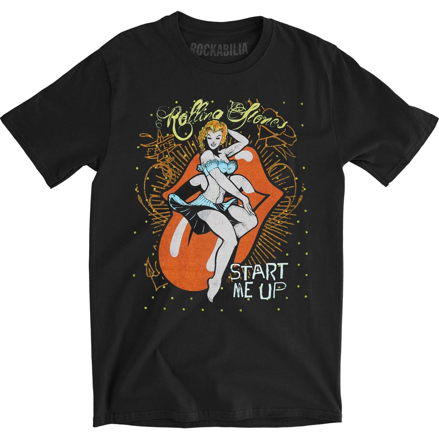 Rolling Stones Start me up Slim Fit T-shirt Front