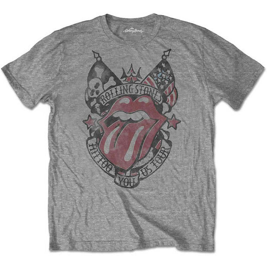 Rolling Stones Tattoo You US Tour (Soft-Hand Inks) Slim Fit T-shirt Front