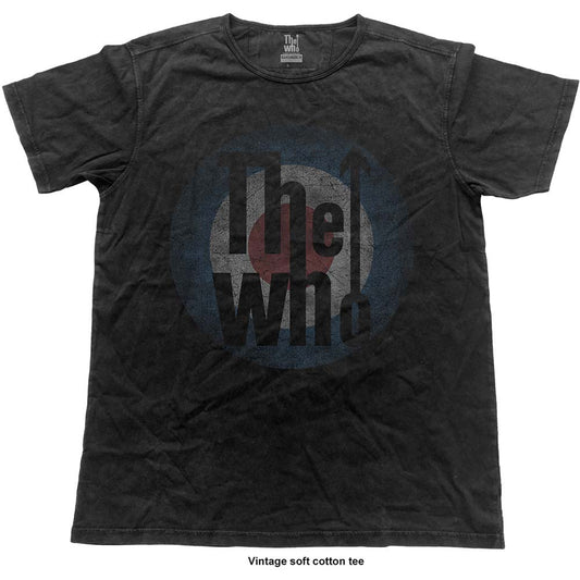 Who Target (Vintage Finish) Vintage T-shirt Front
