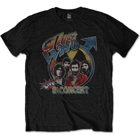 Who Live in Concert Slim Fit T-shirt Front