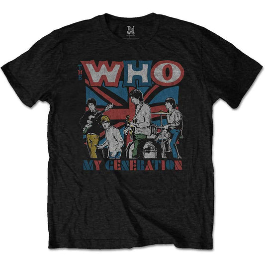 Who My Generation Sketch Slim Fit T-shirt Front