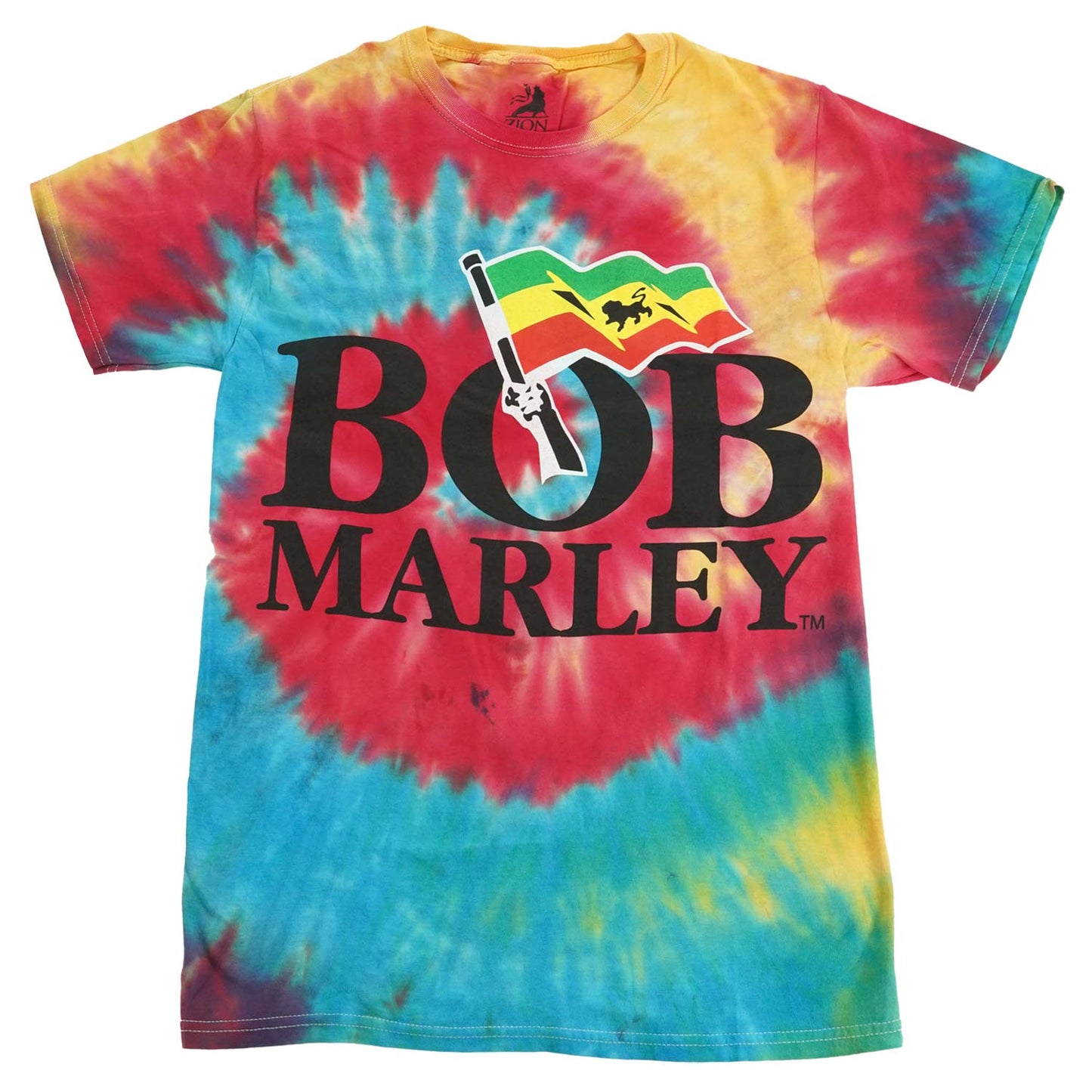 Bob Marley Logo Tie Dye Tie Dye T-shirt Front