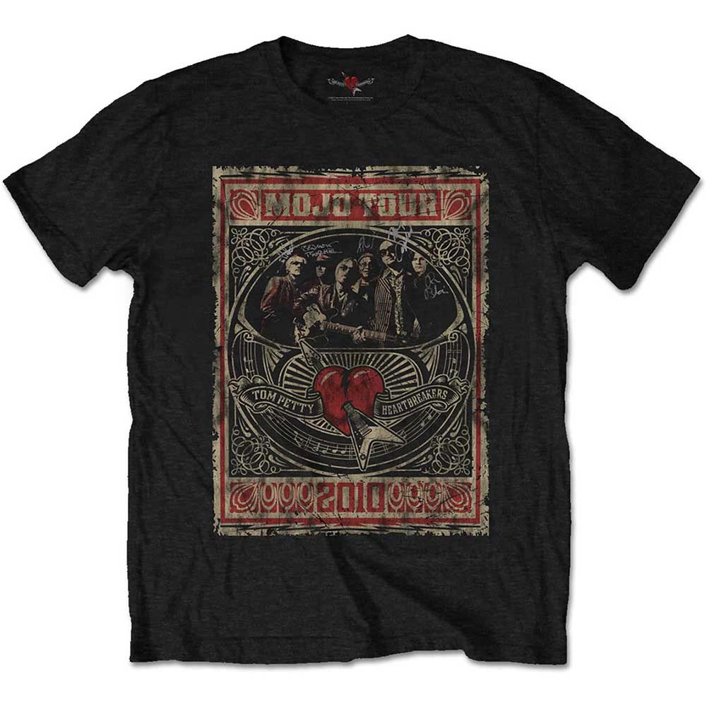 Tom Petty Mojo Tour (Soft Hand Inks) Slim Fit T-shirt Front