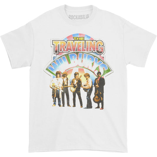 Traveling Wilburys Band Photo Slim Fit T-shirt Front
