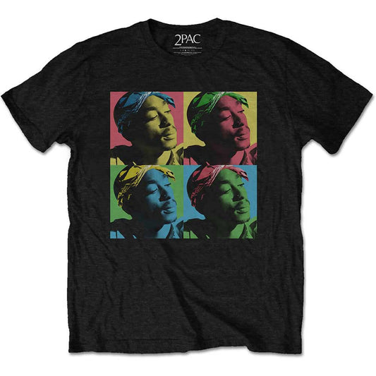 Tupac Pop Art Slim Fit T-shirt Front