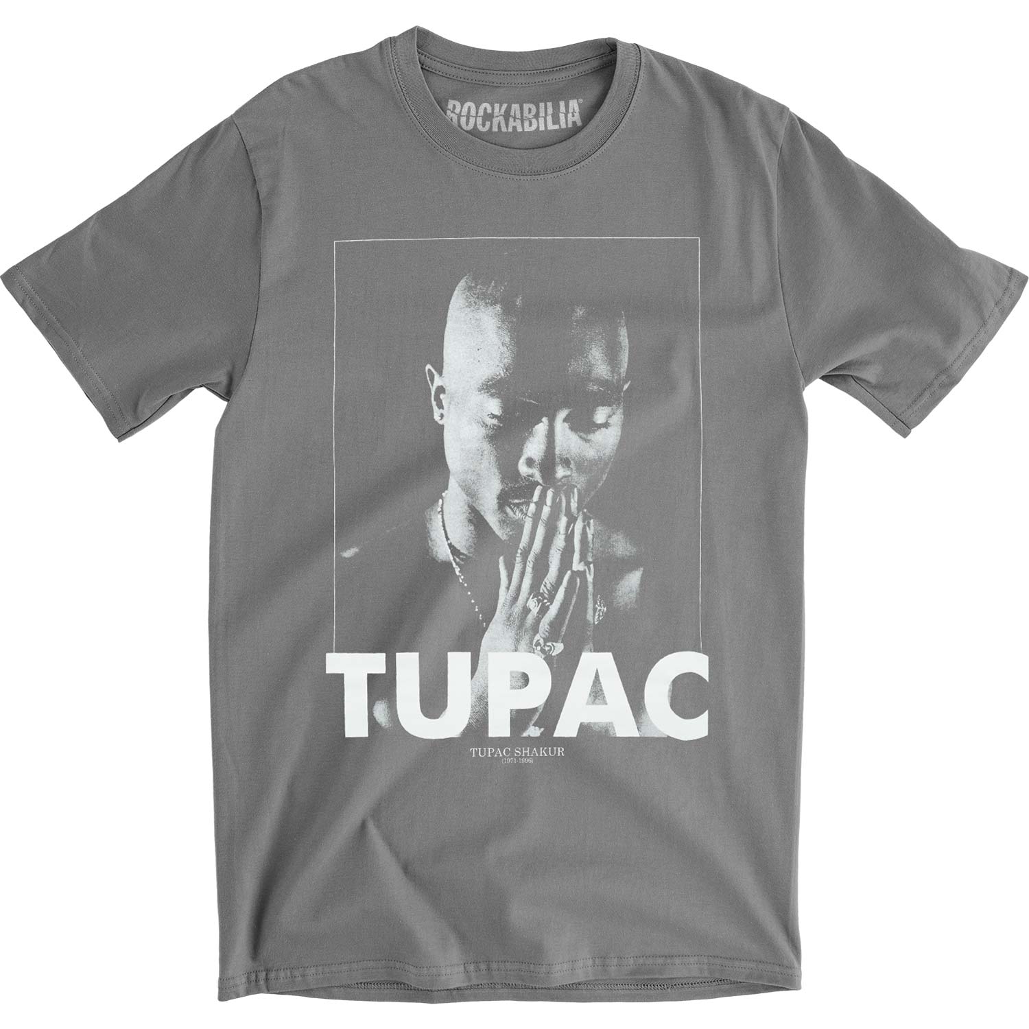 Tupac Praying Slim Fit T-shirt Front
