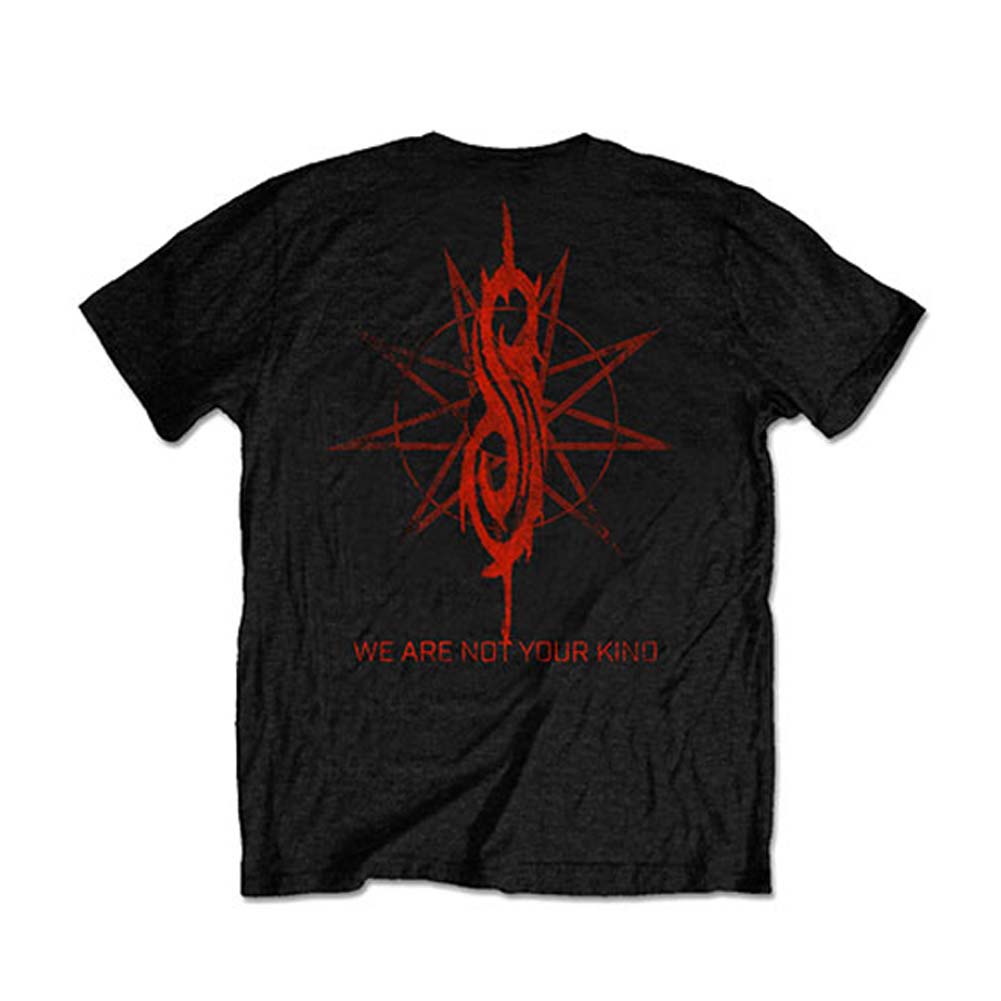 Slipknot WANYK Red Patch (Back Print) Slim Fit T-shirt Back