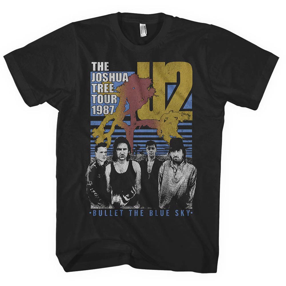 U2 Bullet The Blue Sky Slim Fit T-shirt Front