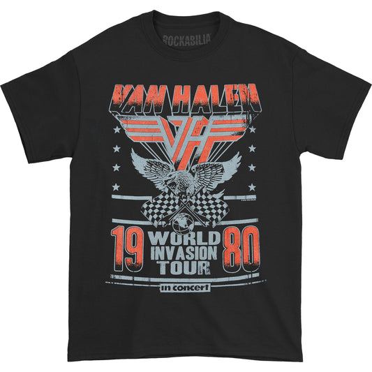 Van Halen Invasion Tour '80 T-shirt Front