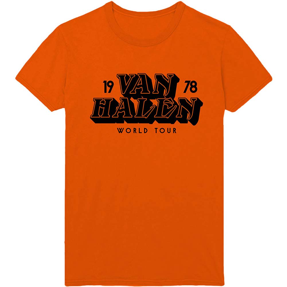 Van Halen World Tour '78 T-shirt Front