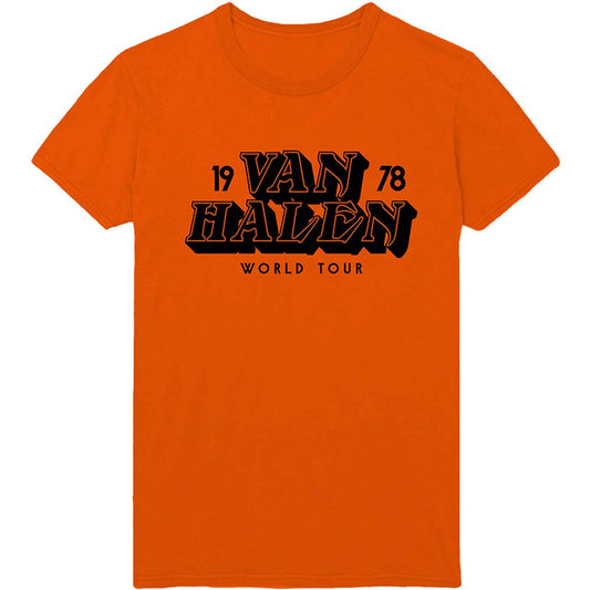 Van Halen World Tour '78 T-shirt Front