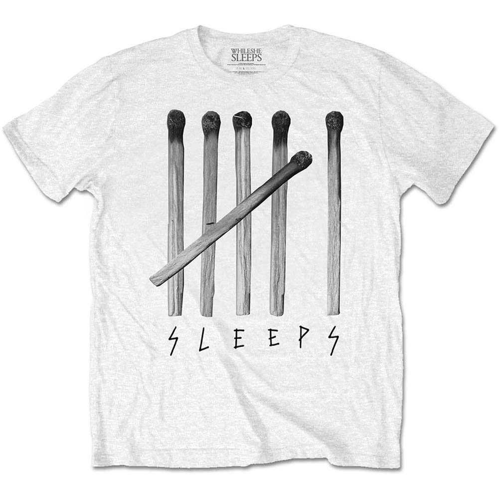 While She Sleeps Matches Slim Fit T-shirt Front