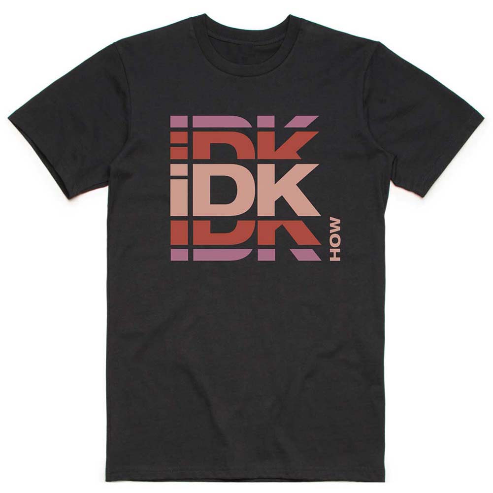 iDKHow Branded Logo Slim Fit T-shirt Front