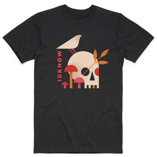 iDKHow Mushroom Skull Slim Fit T-shirt Front