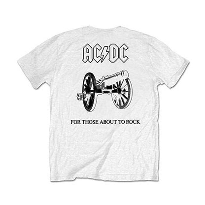 AC/DC About To Rock (Back Print/Retail Pack) Slim Fit T-shirt Back