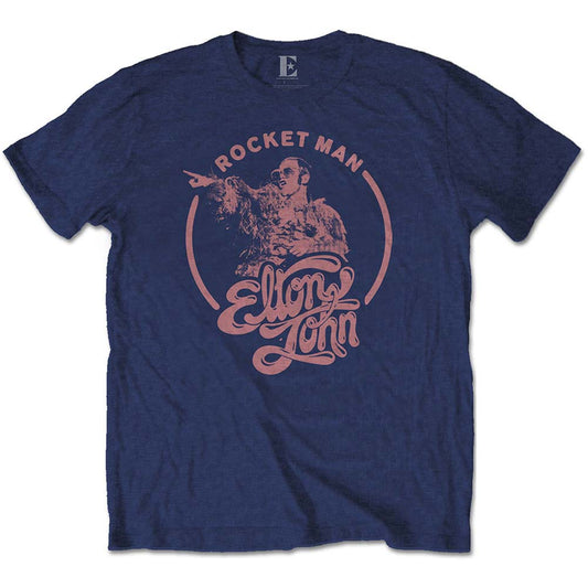 Elton John Rocketman Circle Point Slim Fit T-shirt Front